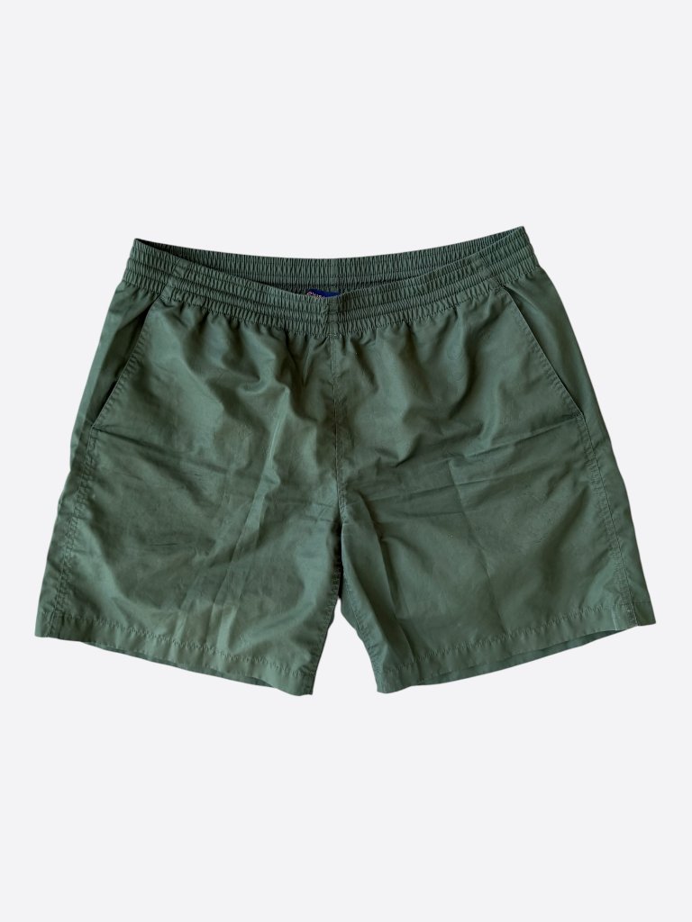 Louis Vuitton Olive Monogram Swim Shorts